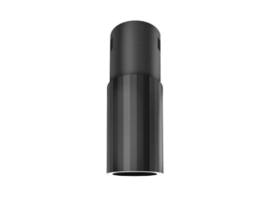 Okap wyspowy w kolorze gun-metal.