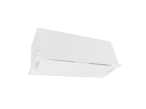 Biały okap podszafkowy Ciarko Design.