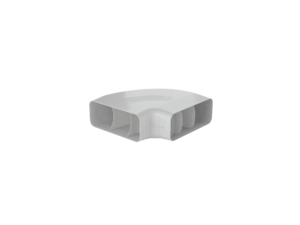 Kolano płaskie horyzontalne 90 stopni 222x89 mm
