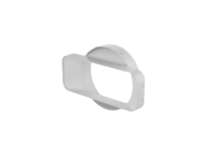 Łącznik kanału okrągłego z płaskim 222x89 mm