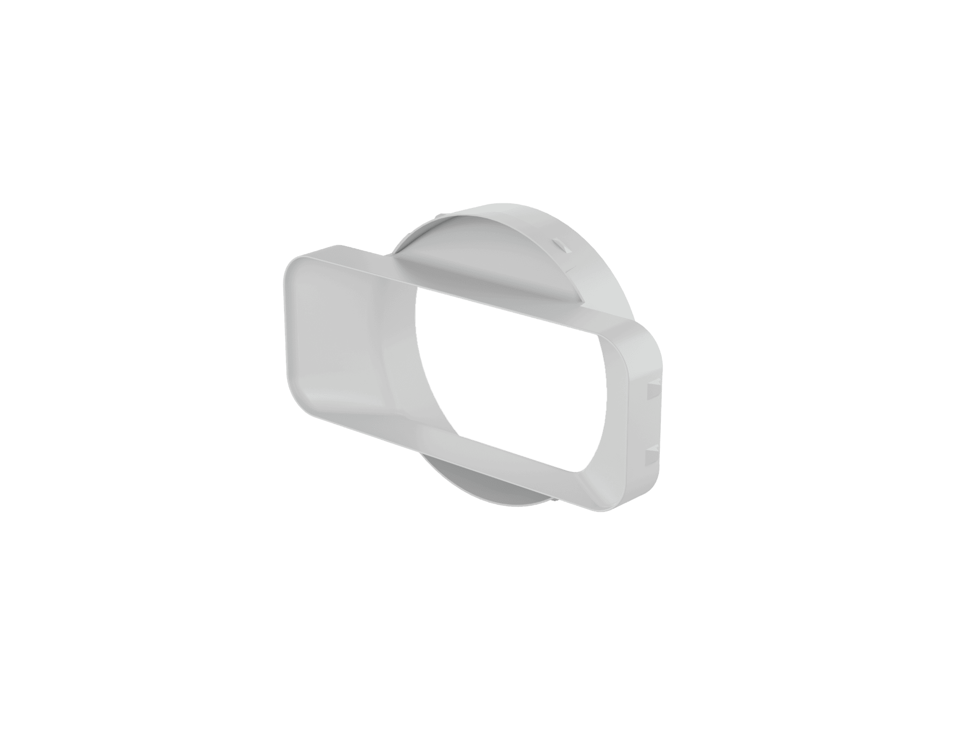 Łącznik kanału okrągłego z płaskim 222x89 mm